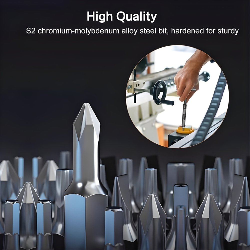 Complete Ratcheting Screwdriver Set