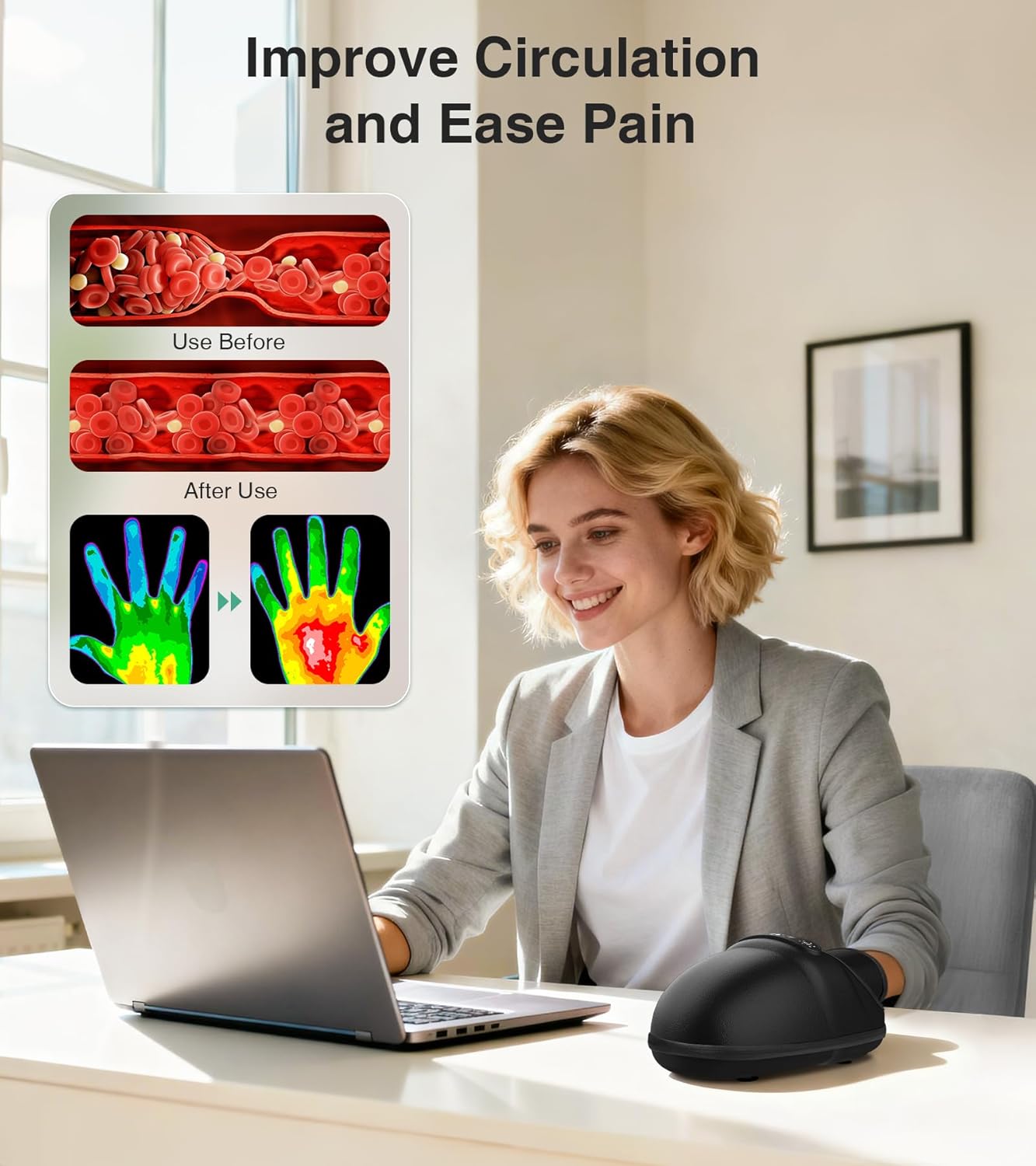 Heated Hand Therapy Massagers